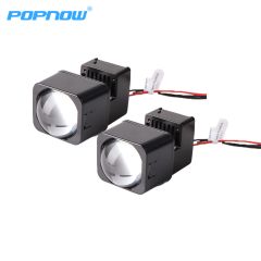 Car Accessories Square Bi Led Projector Mini 1.5 Inch Small Matrix High Low Beam Led Projector Lens Headlights