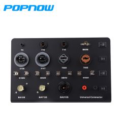 Portable Lighting Test Equipment, 12V 24V with All The LED Light Bulb Socket Suitcase T5 T10 BA9S