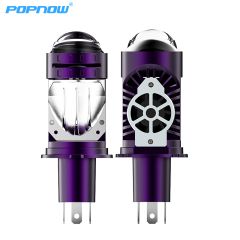 Super Bright H4 Projector Led Headlight Lens Mini H4 Led Lens Lights Car Laser Led Headlight Bulb H4