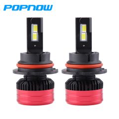 D28 9007 HB5 Led Auto Lights Bulbs, Mini 25000Lm 160W CSP Chips 12V 6500K White Canbus Free